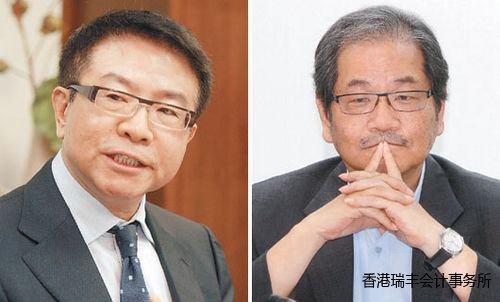 吳乃仁右與洪奇昌左