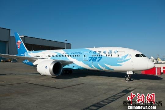 資料圖：中國首傢波音787